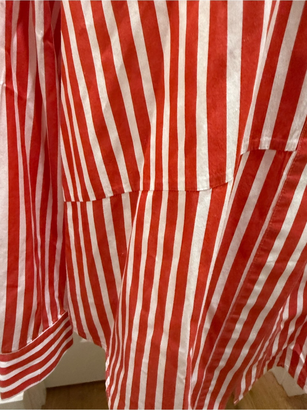 Favorite Daughter. Doors Always Open Ex-Boyfriend Shirt. Red/White Stripe. S. - Picture 8 of 14